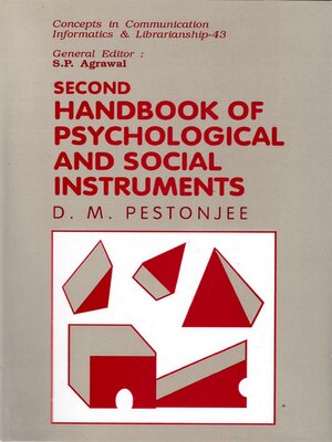 cover image of Second Handbook of Psychological and Social Instruments